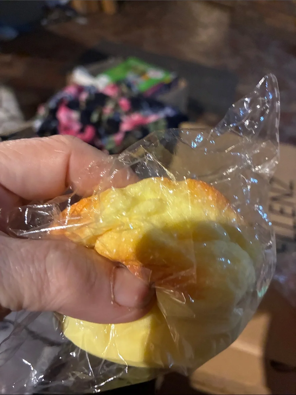 Set of 2 Cupcake squishey— Yellow & Pink